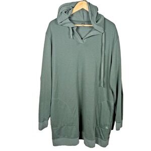 Legendary Outdoors Hoodie Dress Womens Large Long Sleeve Pullover Hooded Pocket